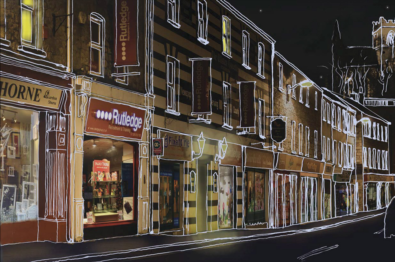 lighting concept drawing